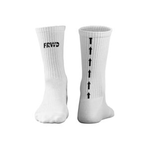 FRWD Socks White and Black – unisex breathable padel socks for men and women